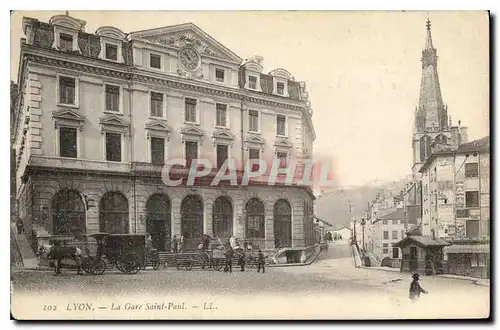 Ansichtskarte AK Lyon La Gare Saint Paul