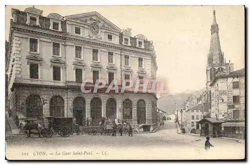 Cartes postales Lyon La Gare Saint Paul