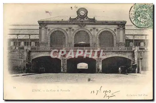 Cartes postales Lyon La Gare de Perrache Tramway
