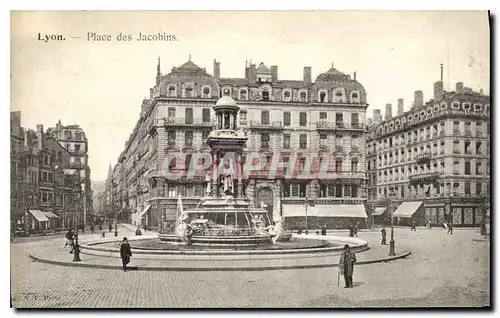 Cartes postales Lyon Place des jacobins