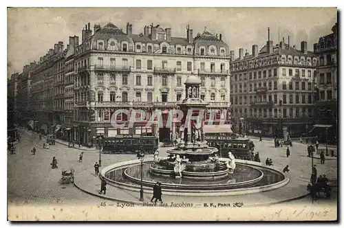Cartes postales Lyon Place des jacobins