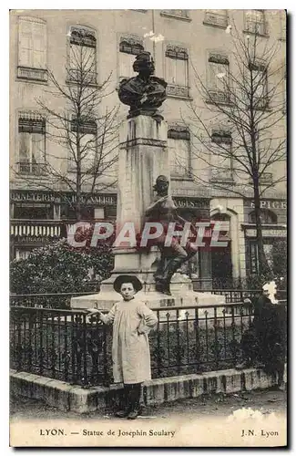 Cartes postales Lyon Statue de Josephin Soulary