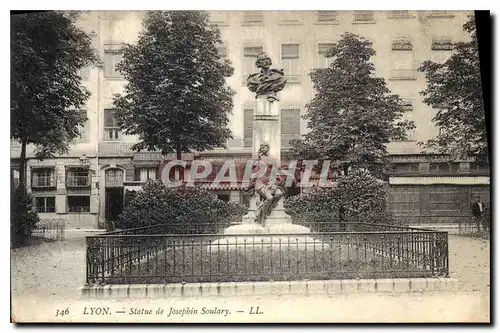Cartes postales Lyon Statue de Josephin Soulary