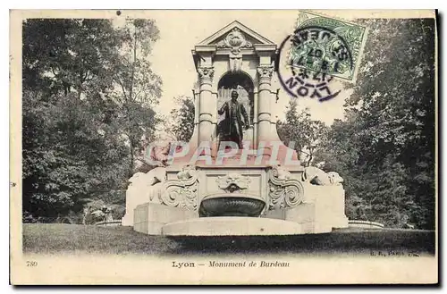 Cartes postales Lyon Monument de Burdeau