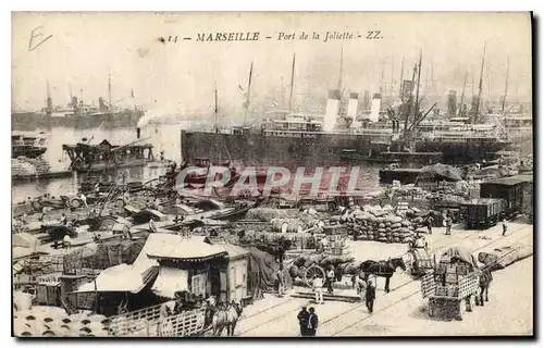 Cartes postales Marseille Port de la Joliette