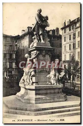 Ansichtskarte AK Marseille Monument Puget