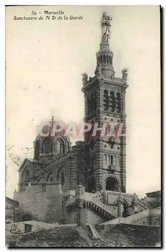 Cartes postales Marseille Sanctuaire de N D de la Garde