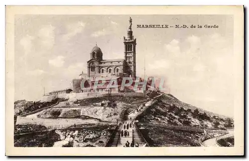 Cartes postales Marseille N D de la Garde