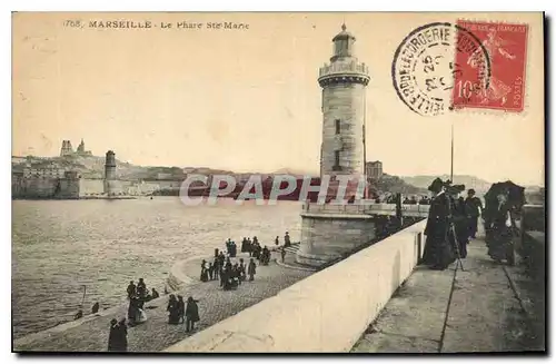 Ansichtskarte AK Marseille Le Phare Ste Marie