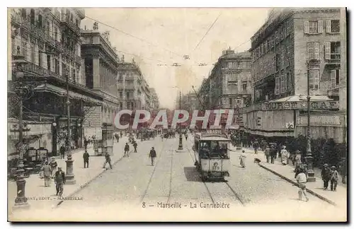 Cartes postales Marseille La Cannebiere