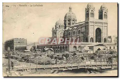 Cartes postales Marseille La Cathedrale