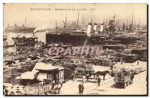 Cartes postales Marseille Bassins de la Joliette