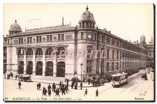 Ansichtskarte AK Marseille La Poste