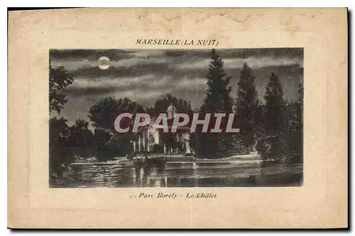 Ansichtskarte AK Marseille La Nuit Parc Borely Le Chalet