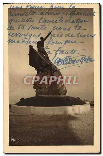 Ansichtskarte AK Les Petits Tableaux de Marseille Le monument aux Victimes de la mer