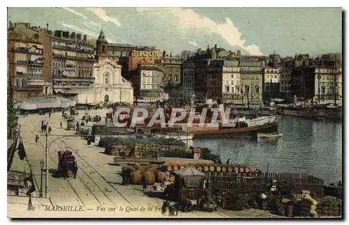 Ansichtskarte AK Marseille Vue sur le quai de la Fraternite