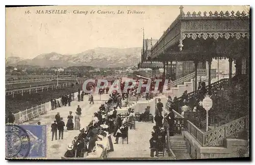 Cartes postales Marseille Champ de Courses Les Tribunes