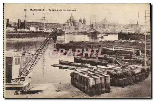 Cartes postales Marseille Bassins de la Joliette