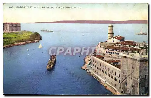 Ansichtskarte AK Marseille La Passe du Vieux Port