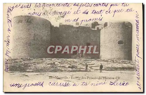 Cartes postales Marseille Entree des Prisons du Chateau d'If