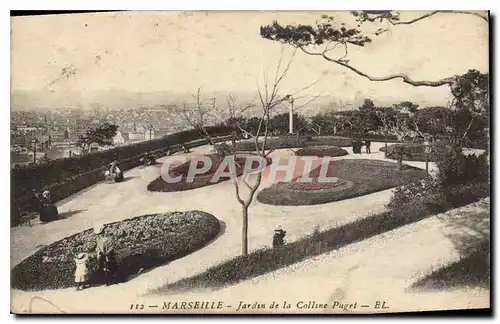 Ansichtskarte AK Marseille Jardin de la Colline Puget