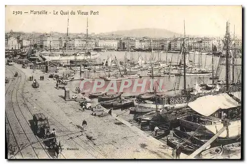 Cartes postales Marseille Le Quai du Vieux Port