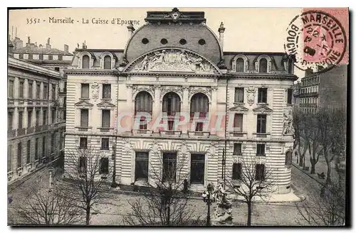 Cartes postales Marseille La Caisse de'Epangne