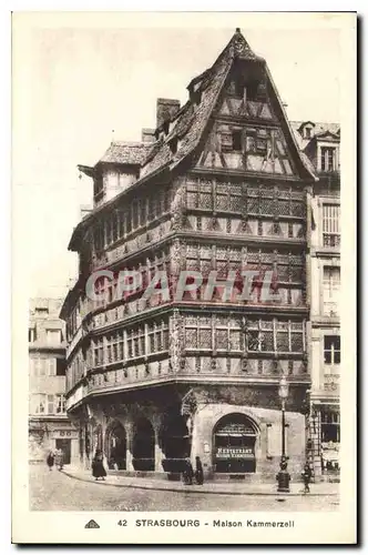 Cartes postales Strasbourg Maison Kammerzell