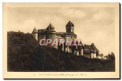 Cartes postales Haut Koenigsbourg Alsace