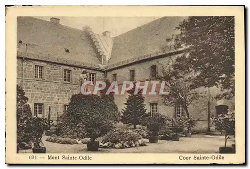 Cartes postales Mont Sainte Odile Cour Sainte Odile
