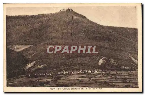Cartes postales Mont Sainte Odile et St Nabor
