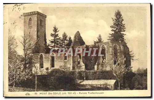 Cartes postales Mont Sainte Odile Ruines Truttenhausen