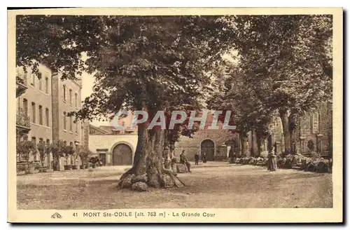 Ansichtskarte AK Mont Sainte Odile La Grande Cour