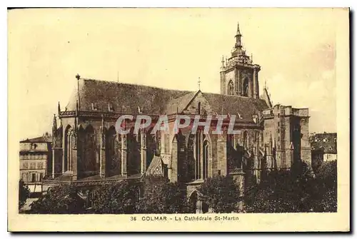 Cartes postales Colmar La Cathedrale St Martin