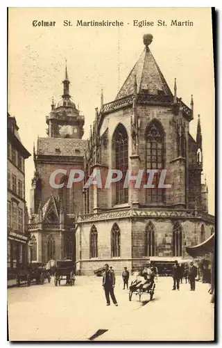 Ansichtskarte AK Colmar St Martinskirche Eglise St Martin