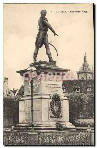 Cartes postales Colmar Monument  Rapp