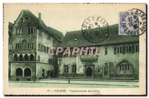 Cartes postales Colmar Commissariat de Police