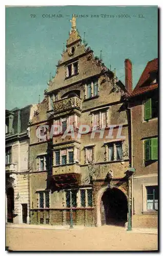 Cartes postales Colmar Maison des Tetes