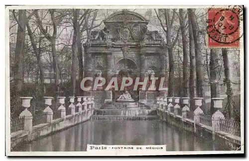 Cartes postales Paris Fontaine de Medicis