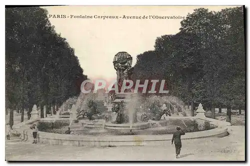 Ansichtskarte AK Paris Fontaine Carpeaux Avenue de l'Obsevatoire