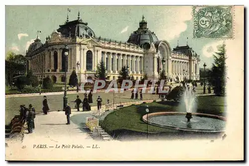 Cartes postales Paris Le Petit Palais