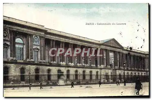 Ansichtskarte AK Paris Colonnade du Louvre