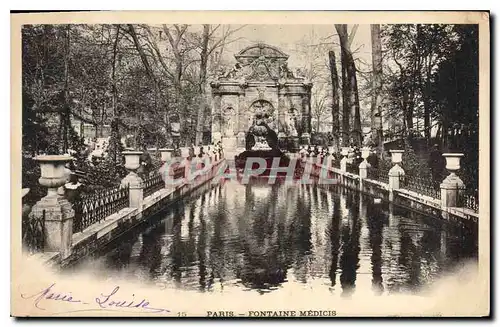 Ansichtskarte AK Paris Fontaine Medicis