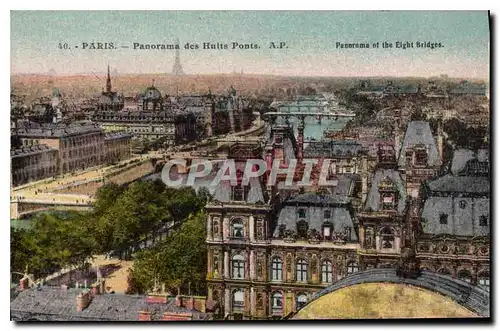 Ansichtskarte AK Paris Panorama des Huits Ponts Tour Eiffel