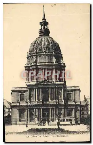 Cartes postales Paris Le Dome de l'Hotel des Invalides