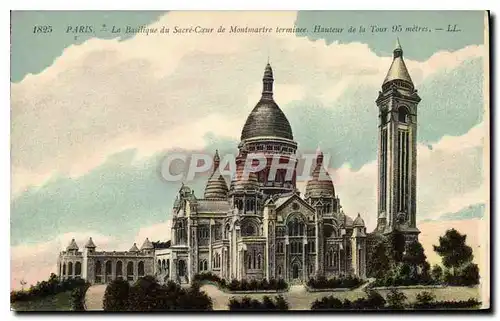 Ansichtskarte AK Paris La Basilique du Sacre Coeur de Montmartre terminee Hauteur de la Tour