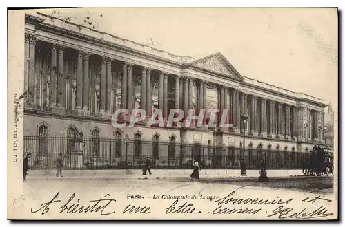 Cartes postales Paris La Colonnade du Louvre