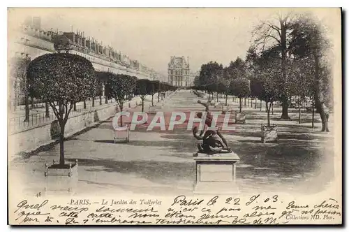 Cartes postales Paris Le Jardin des Taileries