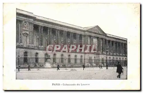 Ansichtskarte AK Paris Colonnade du Louvre