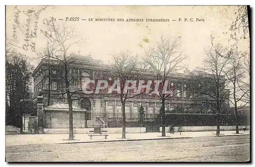 Cartes postales Paris Le Ministere des Affaires Etrageres